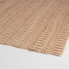 Handgeknoopte jute-katoen vloerkleed voor woonkamer 200x300 Ruanda Verkoop