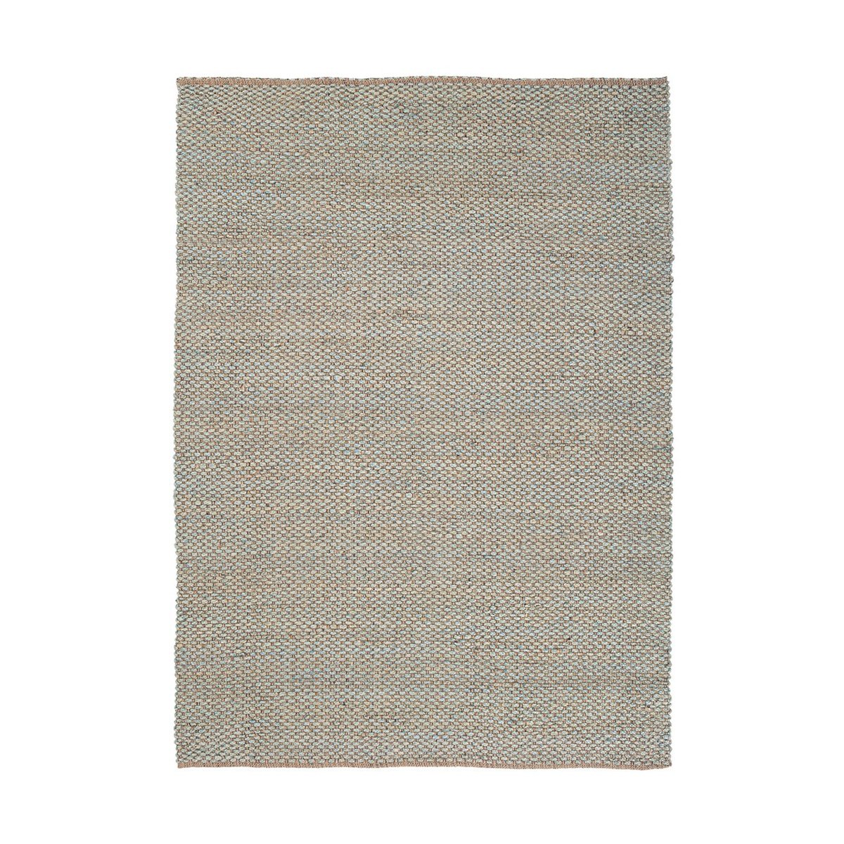 Rechthoekig vloerkleed 200x300 blauw voor woonkamer in jute en katoen Ruanda Aanbieding Rechthoekig vloerkleed 200x300 blauw voor woonkamer in jute en katoen Ruanda Aanbieding