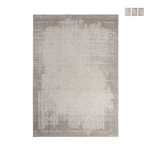 Moderne tapijt 200x290cm woonkamer keuken in jute en polyester Silva Aanbieding