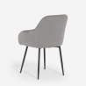 Fluwelen fauteuil met armleuningen Karta Verkoop