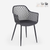 Moderne design stoel in polypropyleen met armleuningen Vetra Aanbieding