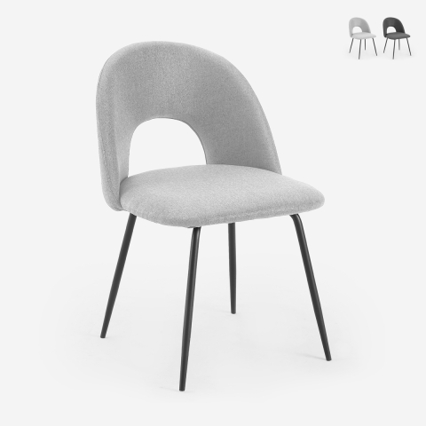 Elegante gestoffeerde stoel Sarwa Aanbieding