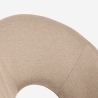Elegante gewatteerde design stoel Jarla Karakteristieken