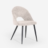 Moderne chenille stoel Lotur Kortingen