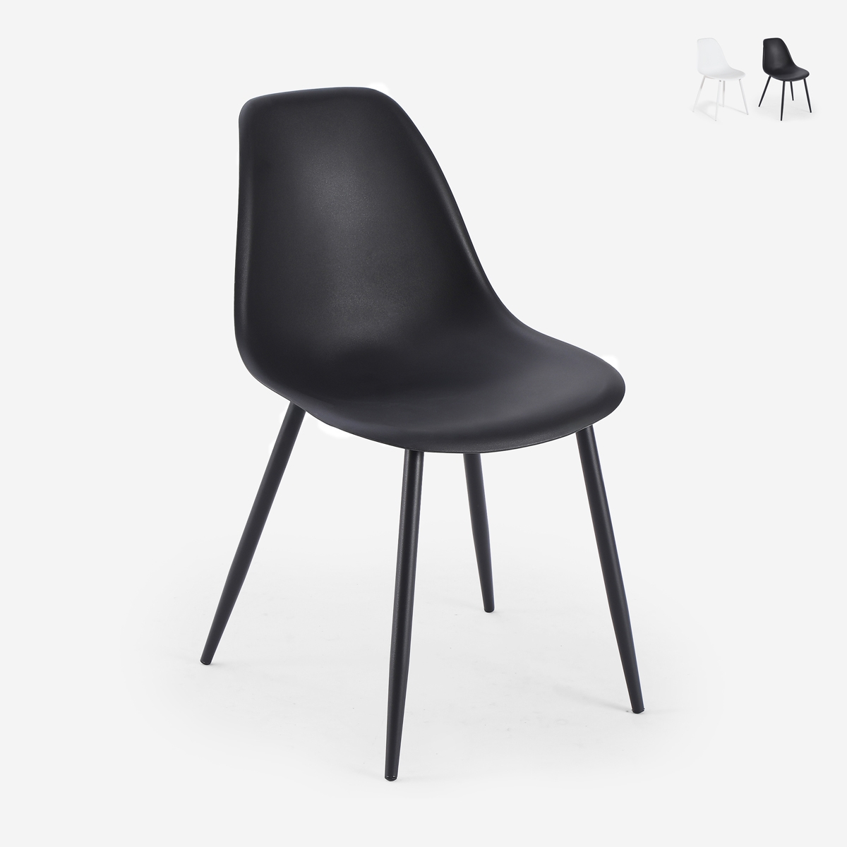 Elegante polypropyleen stoel voor keuken en eetkamer Lusar Aanbieding Elegante polypropyleen stoel voor keuken en eetkamer Lusar Aanbieding