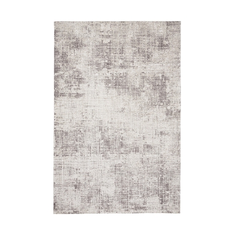 Moderne rechthoekige woonkamer vloerkleed 155x230cm zilvergrijs Suri Aanbieding