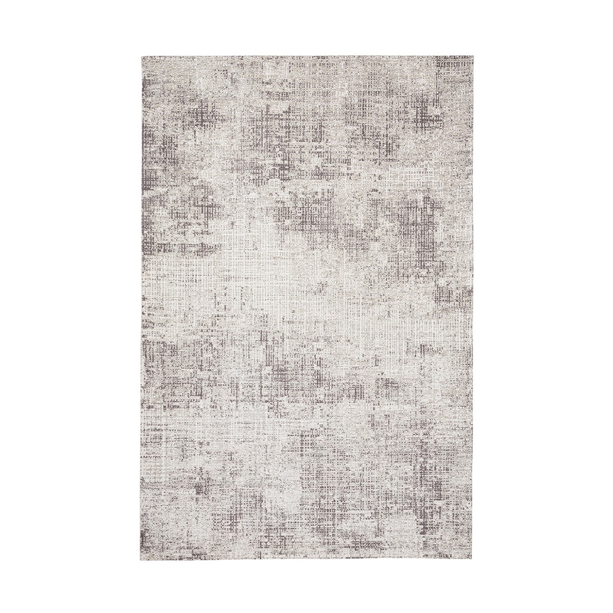 Moderne rechthoekige woonkamer vloerkleed 155x230cm zilvergrijs Suri Aanbieding