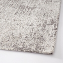 Moderne rechthoekige woonkamer vloerkleed 155x230cm zilvergrijs Suri Verkoop