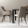 Moderne rechthoekige woonkamer vloerkleed 155x230cm zilvergrijs Suri Catalogus