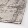 Moderne woonkamer tapijt 200x290cm grijs in chenille en polyester Yuno Verkoop