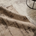 Moderne woonkamer tapijt 200x290cm grijs in chenille en polyester Yuno Aanbod