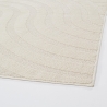 Modern vloerkleed voor woonkamer en slaapkamer 200x290cm crème Zina Verkoop