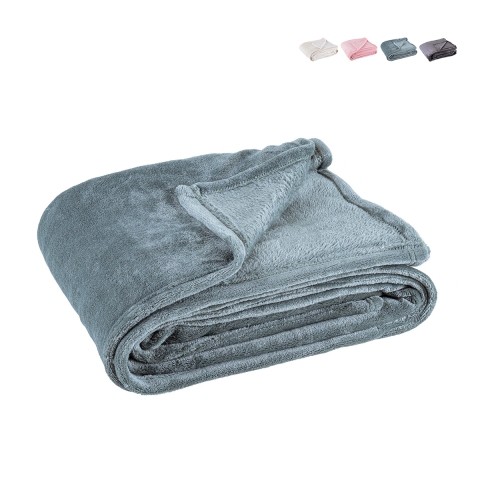 Zachte plaid van polyester voor slaapkamer of woonkamer 150x200 Penelope Aanbieding
