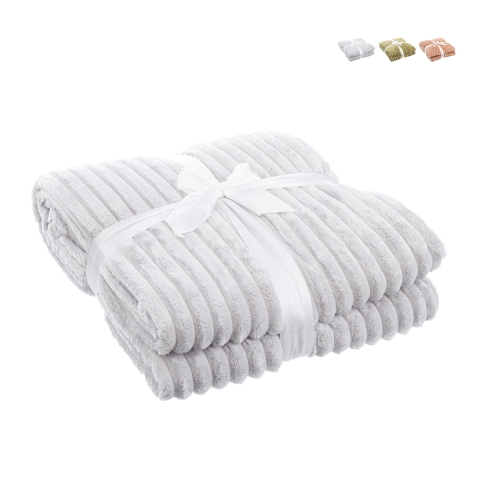 Fleece deken polyester woonkamer 150x200 Rachele Aanbieding