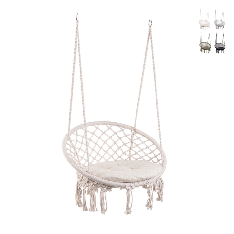 Hangstoel voor de tuin in stof 80x130cm Javier Aanbieding