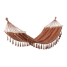 Boho chic tuin hangmat van katoen en hout 200x100cm Juan Voorraad