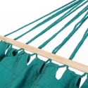 Boho chic tuin hangmat van katoen en hout 200x100cm Juan Korting