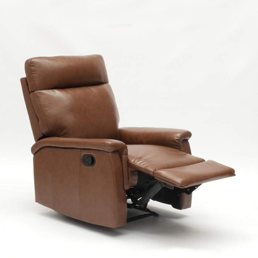 rit begrijpen regeren Aurora Ontspannende Reclinable stoel met voetsteun in eco-leer design