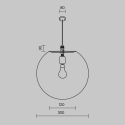 Moderne hanglamp voor buiten tuin Maytoni Erda 