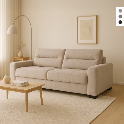 Moderne uitschuifbare slaapbank 2 zitplaatsen 274x97cm Rali Aanbieding