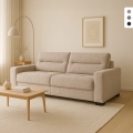 Moderne uitschuifbare slaapbank 2 zitplaatsen 274x97cm Rali Aanbieding