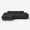 3-zitsbank met linker chaise longue en verstelbare hoofdsteun Tivon Aanbod