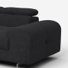 3-zitsbank met linker chaise longue en verstelbare hoofdsteun Tivon Korting