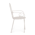 Stapelhouten tuinstoel voor buiten, shabby chic stijl, Bizzotto Etienne Verkoop
