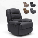 Relaxfauteuil Sofia met voetsteun  