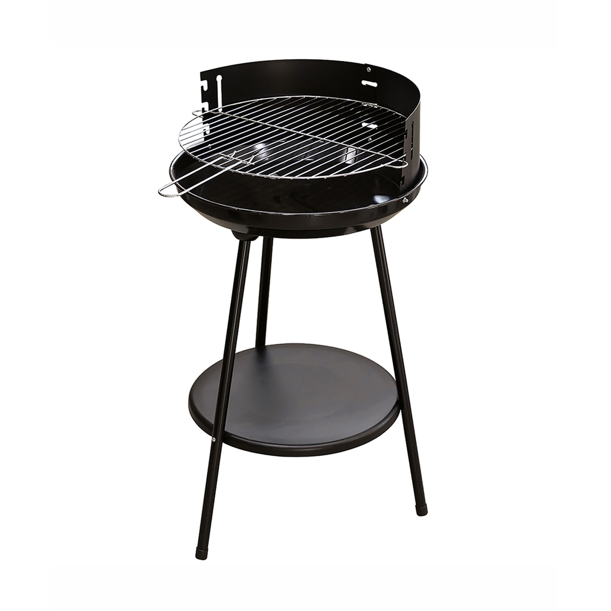 Houtskoolbarbecue met verstelbaar rooster rond Ø 38cm Grato Aanbieding Houtskoolbarbecue met verstelbaar rooster rond Ø 38cm Grato Aanbieding