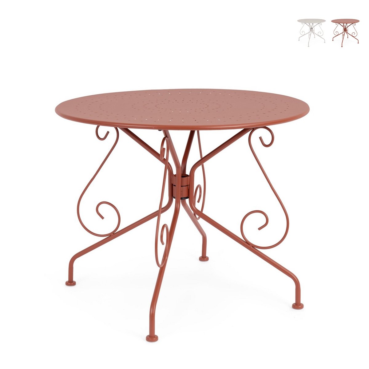 Ronde tuintafel 90cm Bizzotto Etienne voor buitengebruik Aanbieding Ronde tuintafel 90cm Bizzotto Etienne voor buitengebruik Aanbieding