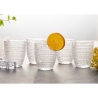 Set van 6 waterglazen met decoratie 325ml Roma Verkoop