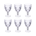 Set van 6 glazen 340 ml in transparant glas Elizabeth Aanbieding