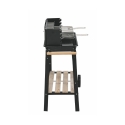 Houtskoolbarbecue met wielen en verstelbaar rooster 48x28cm Noxor Aanbod
