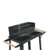 Houtskoolbarbecue met wielen en verstelbaar rooster 48x28cm Noxor Korting
