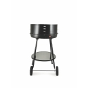 Pipra ronde houtskoolbarbecue met verstelbaar rooster Ø 48cm en wielen Kortingen