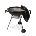 Ronde houtskoolbarbecue met deksel en wielen, grilloppervlak 55 cm Ardena Aanbieding