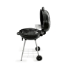 Houtskoolbarbecue rond Ø57x90cm met wielen en deksel Seara Karakteristieken