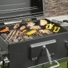 Houtskoolbarbecue met deksel, verstelbaar rooster en wielen Grilla Verkoop