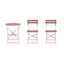 Bistro set: ronde buitentafel met 2 opklapbare tuinstoelen. Prijs