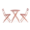 Bistro set: ronde buitentafel met 2 opklapbare tuinstoelen. Verkoop