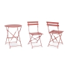 Bistro set: ronde buitentafel met 2 opklapbare tuinstoelen. Kosten