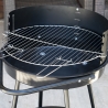 Pipra ronde houtskoolbarbecue met verstelbaar rooster Ø 48cm en wielen Voorraad