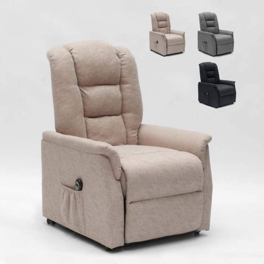 Elektrische sta-op relaxfauteuil Emma Voorraad Elektrische sta-op relaxfauteuil Emma Voorraad