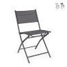 Opvouwbare tuinstoel in staal en textilene Bizzotto Martinez Aanbieding