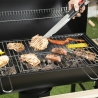 Houtskoolbarbecue met deksel, wielen en 2 houten planken Matambre Model