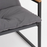 Tuinset Bizzotto Ilda met 2 fauteuils, bank en tafeltje Model