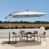 Vierkante parasol 2,5 meter aluminium structuur voor cafès hotel en tuin Shadow Korting