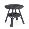 Ronde tuintafel 52cm van gevlochten rattan Bizzotto Alliss Aanbieding