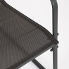 Moderne tuinset met bank, 2 fauteuils en salontafel Bizzotto Gonzalo 